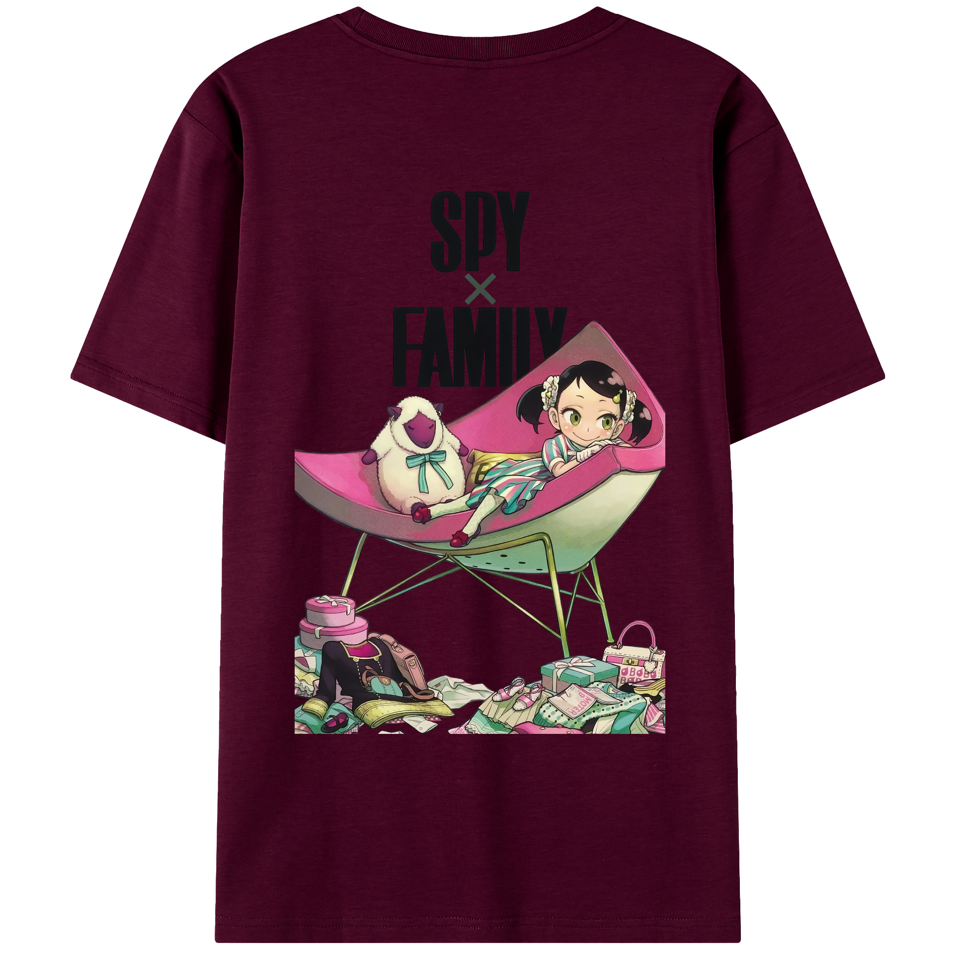（画像用） SPY×FAMILY间谍家家酒 レディース半袖Tシャツ(バックプリント)